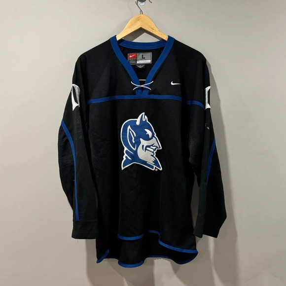 Authentic Nike Duke Blue Devils Hockey Jersey - Picture 1 of 10